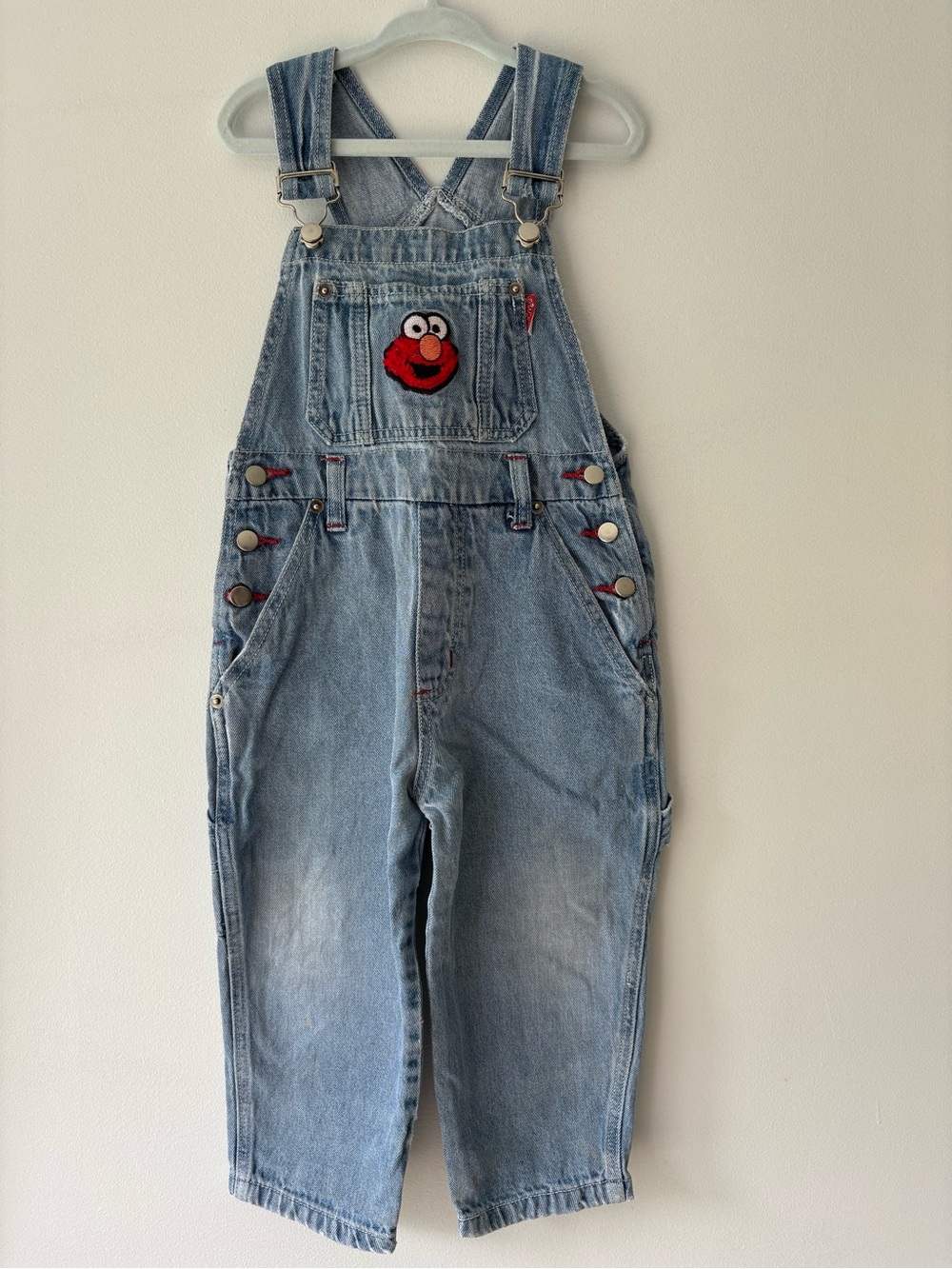 Vintage Sesame Street Elmo Overalls
